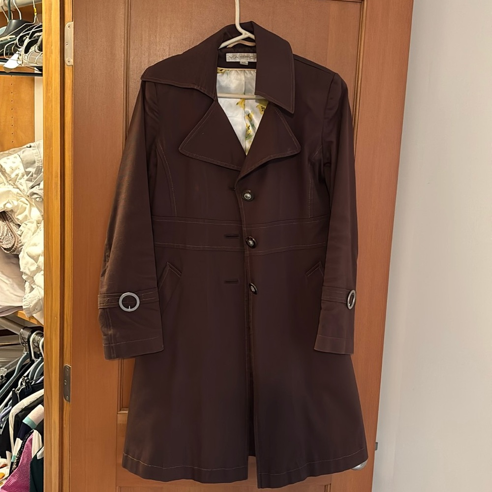 Dark brown trenchcoat